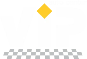 Logomarca de Vip autos Center, oficina especializada em chaparia em Salvador