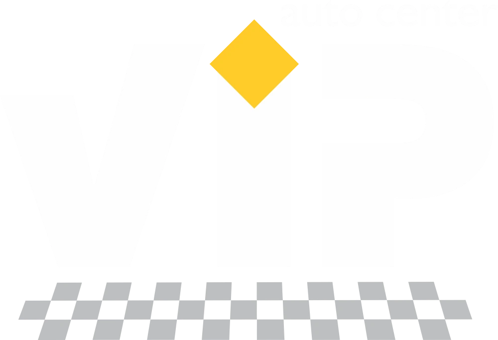 Logomarca de Vip autos Center, oficina especializada em chaparia em Salvador